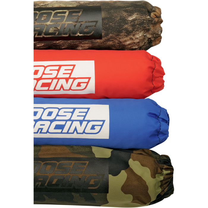 MOOSE OFFROAD MUD-S38 50-D Shock Covers Shock Cover - 12.5" W x 14.75" L - Red