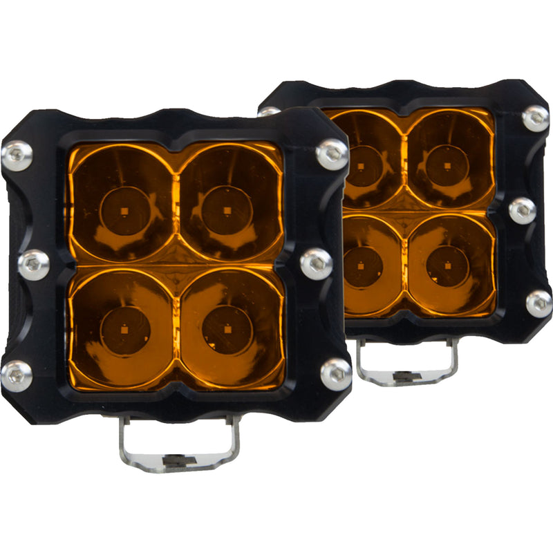 HERETIC 2001-2644 52220 Quattro LED Light Pod Spotlight - Amber