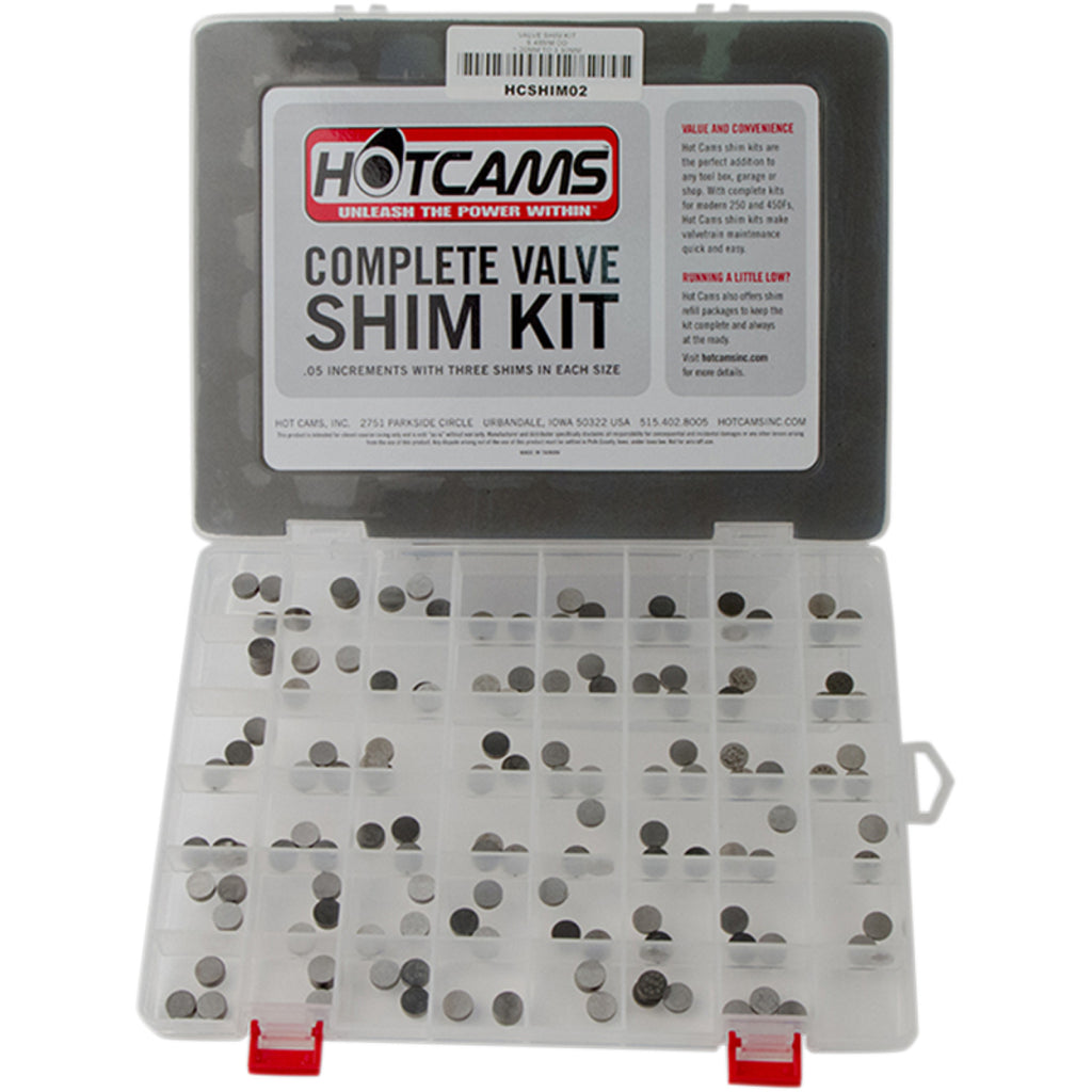 HOT CAMS 0925-0011 HCSHIM02 Complete Valve Shim Kit Valve Shim Kit