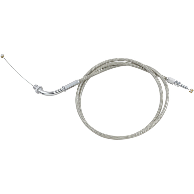 MOTION PRO 0650-0625 62-0419 Armor Coat Stainless Steel Throttle/Idle Cable for Cruisers pull - honda