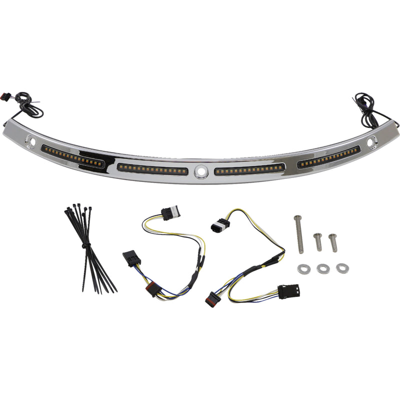 Custom Dynamics Windshield Trim - CD-WT2-SEQ-14-C For Harley Touring 2014-2025