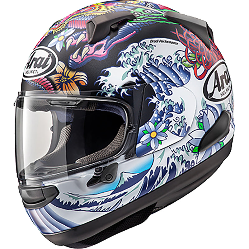 ARAI HELMETS 0101-17707 0101-17707 Quantum-X Oriental Helmet Quantum-X Helmet - Oriental - Black Frost - Medium