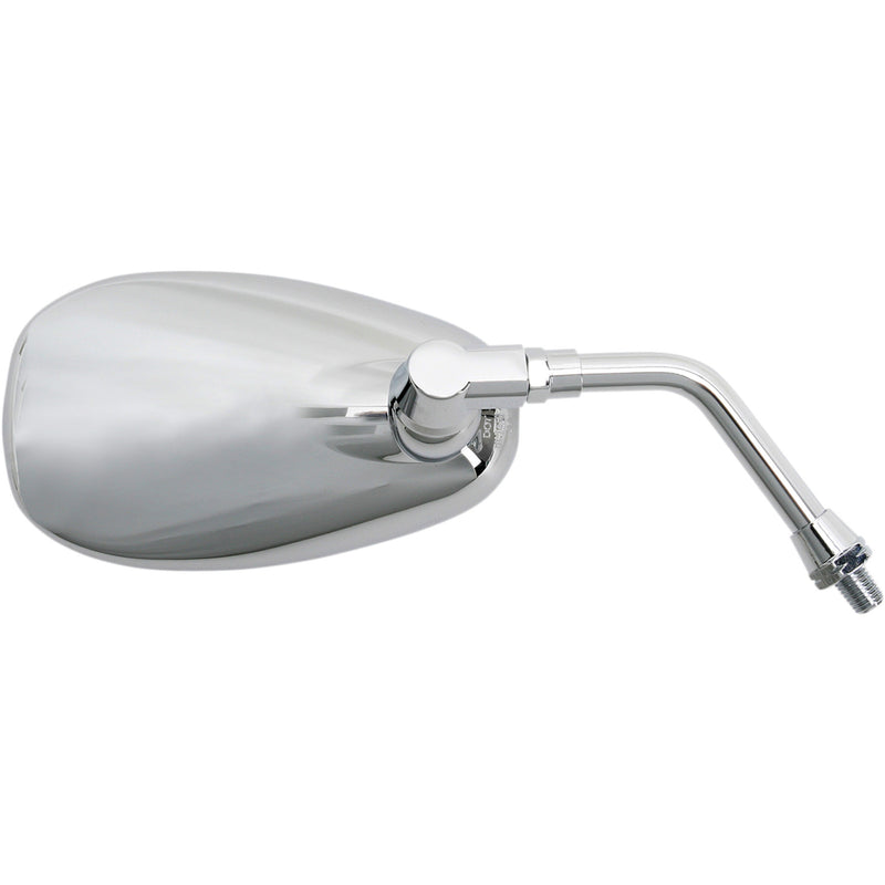 EMGO 20-86833 20-86833 OEM-Style Replacement Mirror Mirror - Side View - Oval - Chrome - Right