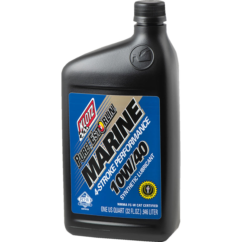 KLOTZ OIL 3601-0837 KE-334 Marine 4-Stroke Performance Engine Oil Marine 4-Stroke Engine Oil - 10W-40 - 1 U.S. quart