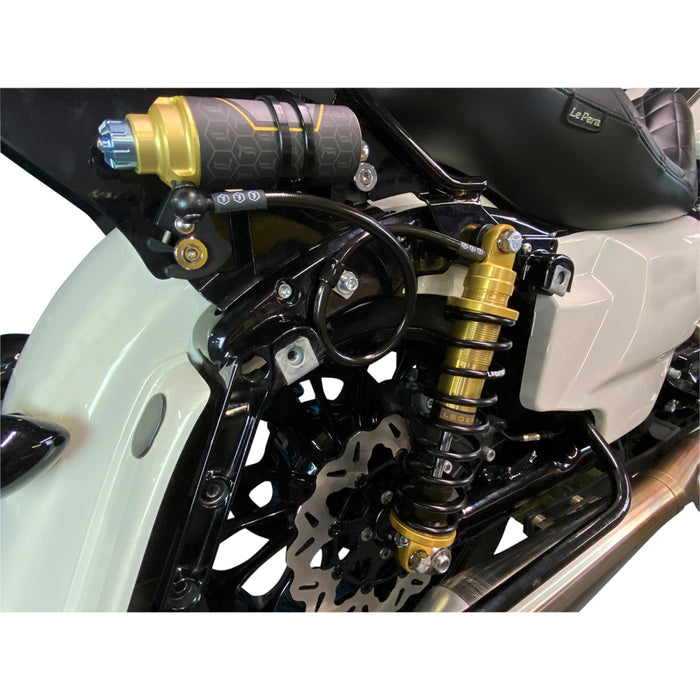 LEGEND SUSPENSION 1310-1907 1310-1907 REVO ARC Remote Reservoir FL Coil Suspension - REVO ARC Remote Reservoir Shocks - Heavy Duty - Gold - 13"