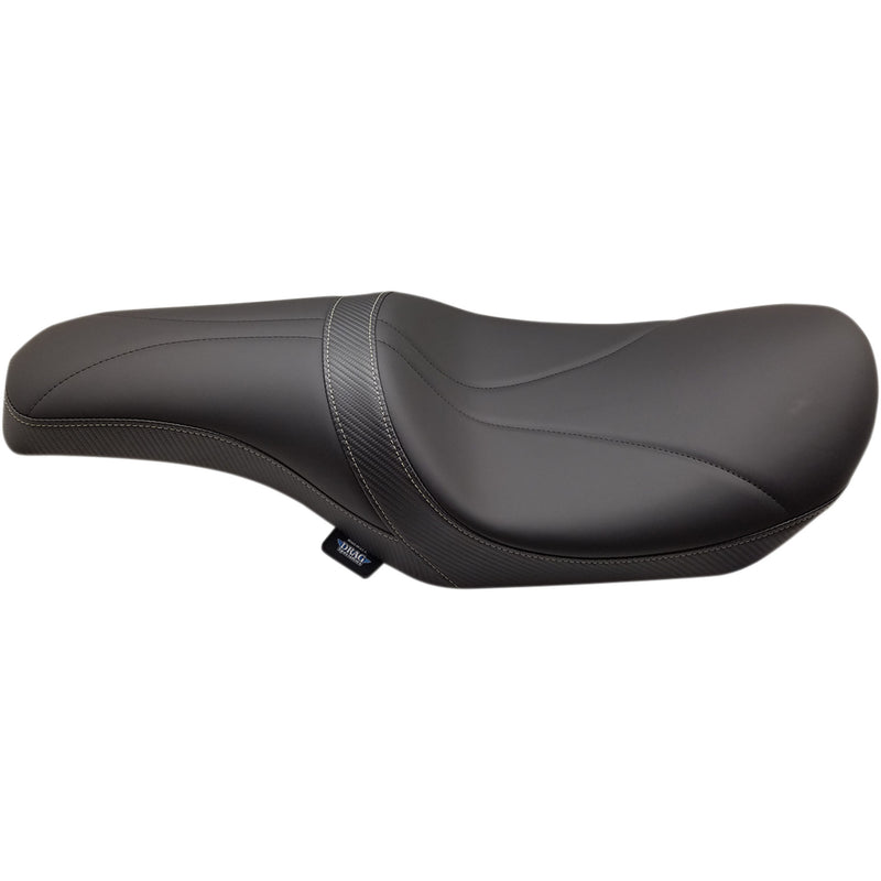 Drag Specialties Predator Seat Mild Stitched Yaffe Gas Tank Fl - 0801-1073 For Harley Touring 2008-2023
