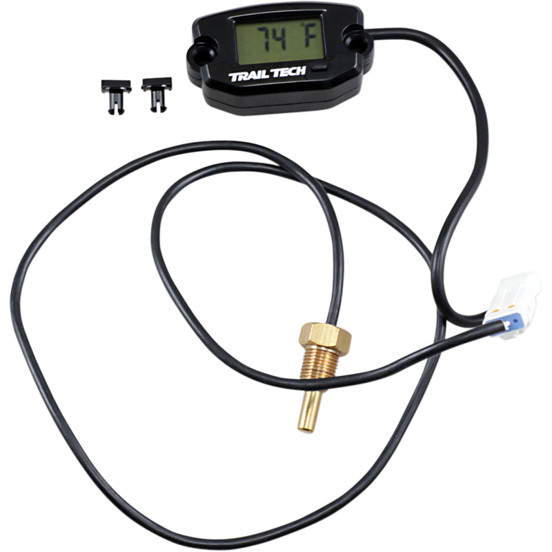 TRAIL TECH 2212-0661 742-ES2 Temperature Meter universal  - surface mount - black - 1/8"-28 bspp