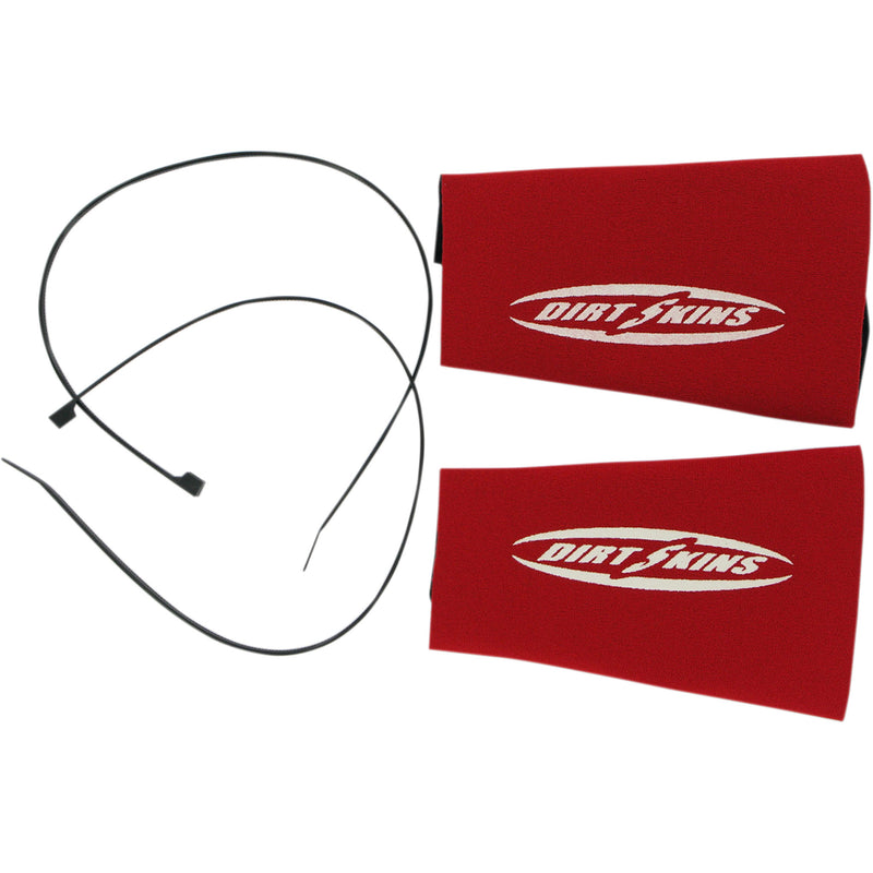SCHAMPA & DIRT SKINS 0406-0003 DSFRKSKN01-3 Dirt Skins™ Fork Covers Fork Covers - 2 mm Neoprene - Red/White - Standard