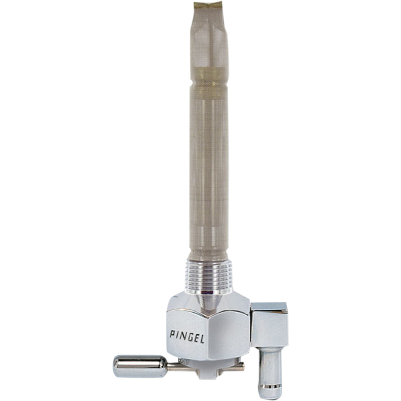 PINGEL DS-390213 6291-CH Power-Flo Fuel Valve - Hex Fuel Valve - Chrome - 3/8" NPT