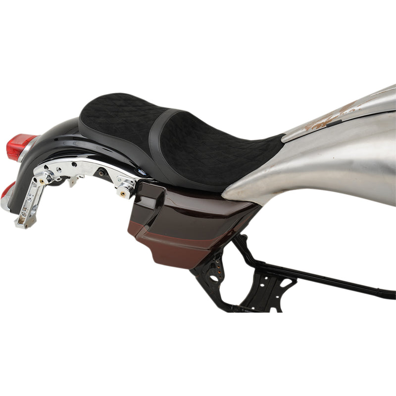 Drag Specialties Touring Seat - 0801-1076 For Harley Touring 2008-2023
