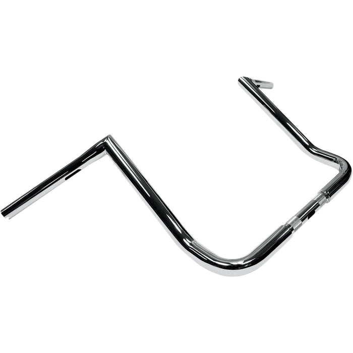 LA CHOPPERS 0601-2701 LA-7361-14 1-1/4" Twin Peaks Touring Handlebar - Bagger - 14" - Chrome