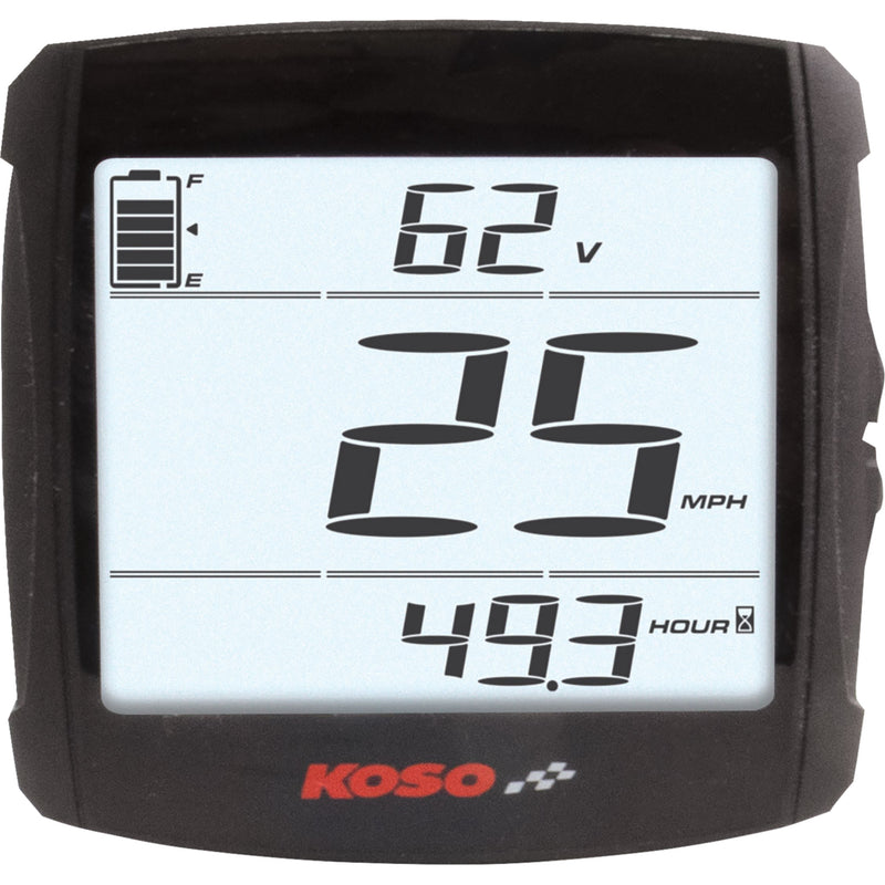 KOSO NORTH AMERICA 2212-0909 BB026010 XR-1 GPS Speedometer XR-01 GPS Speedometer with Sensor