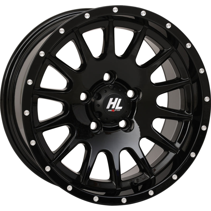 HIGH LIFTER 0230-1534 15HL25-1255 HL25 Wheel Wheel - HL25 - Front/Rear - Black - 15x7 - 5/4.5 - 4+3 (+10 mm)