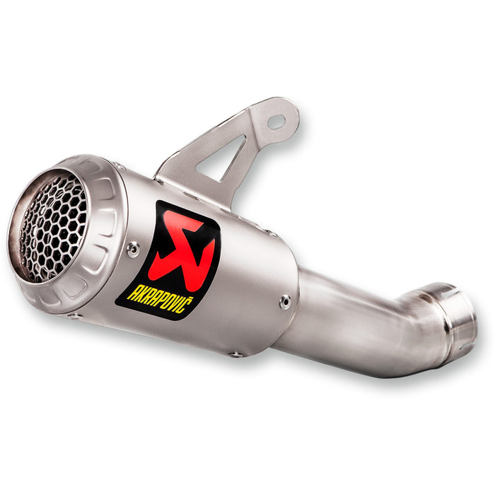 AKRAPOVIC 1811-3391 S-H10SO18-CBT Titanium Slip-On Line Muffler Titanium Muffler