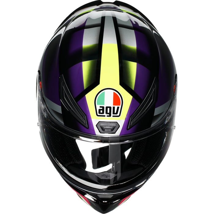 AGV K1 S Fastlap Helmet - Black/Purple/Pink