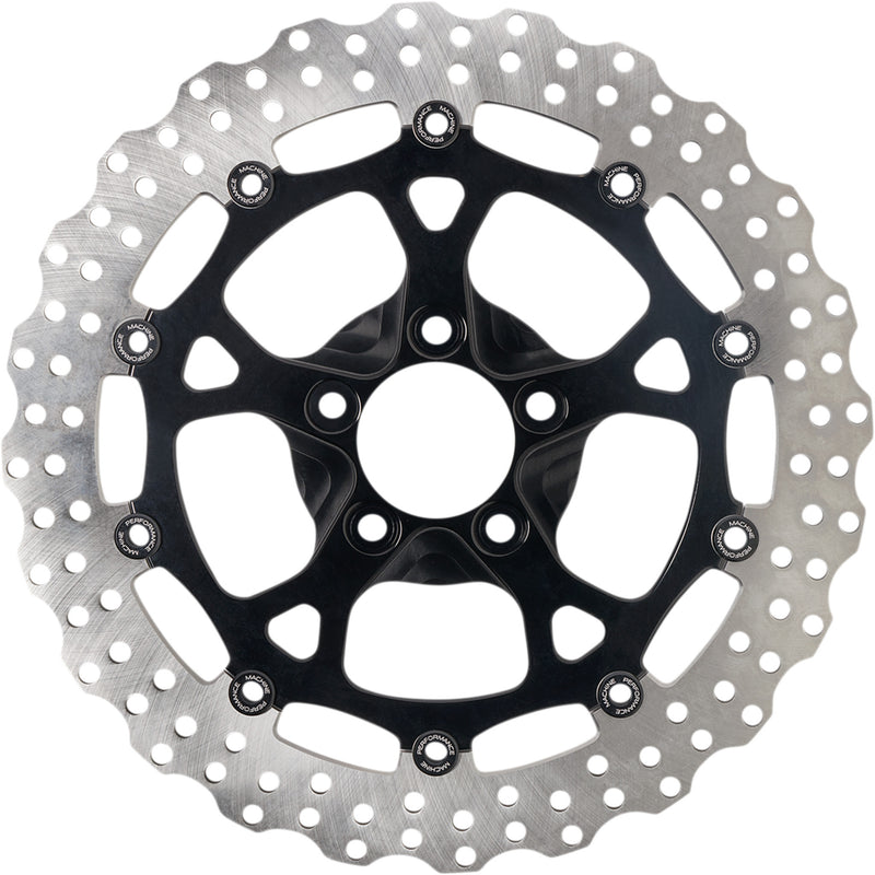 Performance Machine (pm) Brake Rotor - 0133-3059S-B For Harley Motorcycles 2006-2020