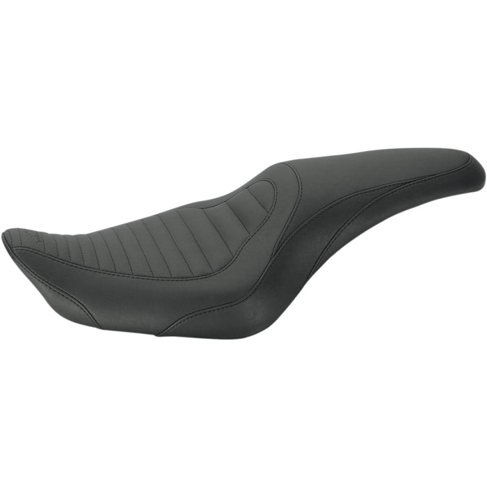 MUSTANG 0804-0479 76957 Tripper Fastback™ Seat - Tripper™ Fastback - Front Tuck-n-Roll - Black - XL