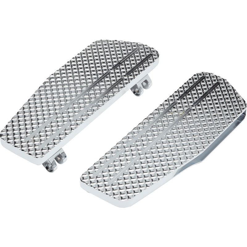 LA Choppers County Line Floorboards Chrome - LA-P101-00C For Harley Motorcycles 1965-2022