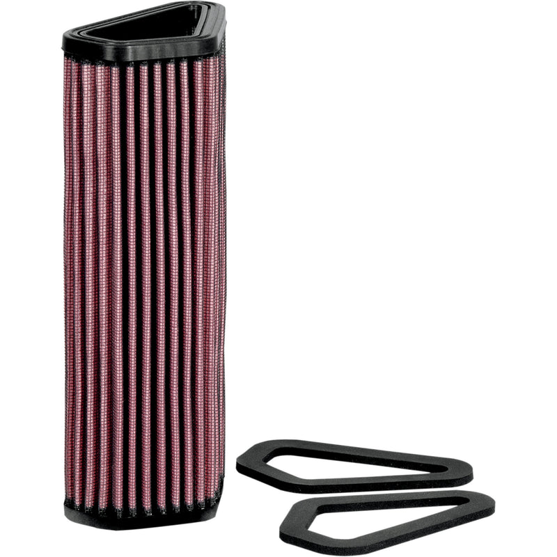 K & N High-Flow Air Filter - DU-1007 Ducati Motorcycles 2007-2018