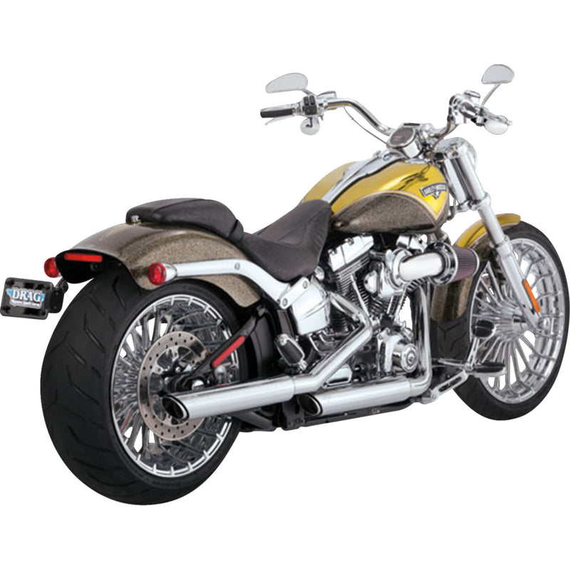 Vance & Hines Twin Slash Muffler - 16335 For Harley 2010-2017