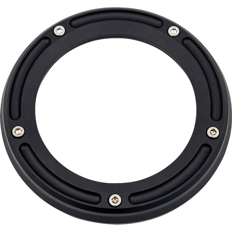 Trask Assault Derby Cover - TM-0041MBK For Harley Motorcycles 1999-2018