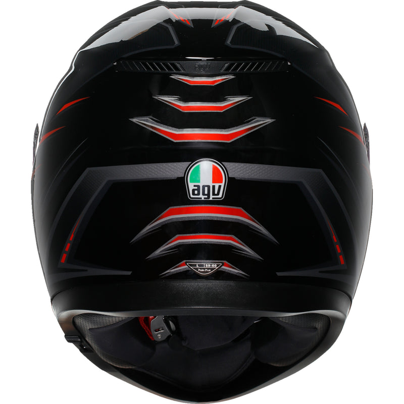 AGV K3 Syth Helmet - Black/Red