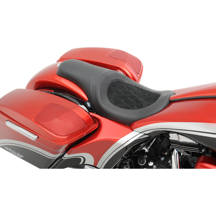 DRAG SPECIALTIES Predator Seat - Yaffe Razor Gas Tank FL '10-'23