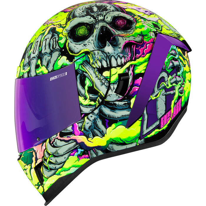 ICON 0101-16029 Airform™ Hippy Dippy Helmet Airform™ Helmet - Hippy Dippy - Purple - 2XL