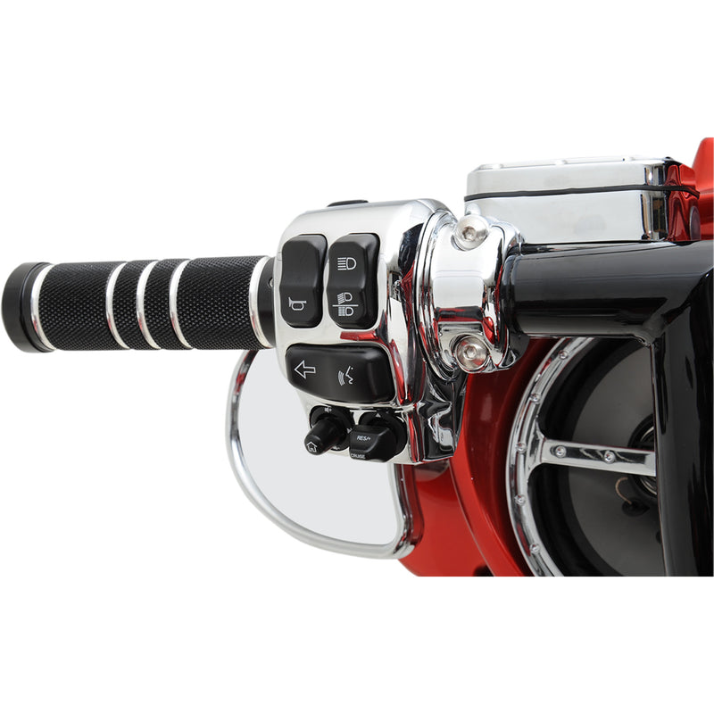 Drag Specialties Handlebar Switch Housing Kit Chrome For Harley Touring 2014-2025