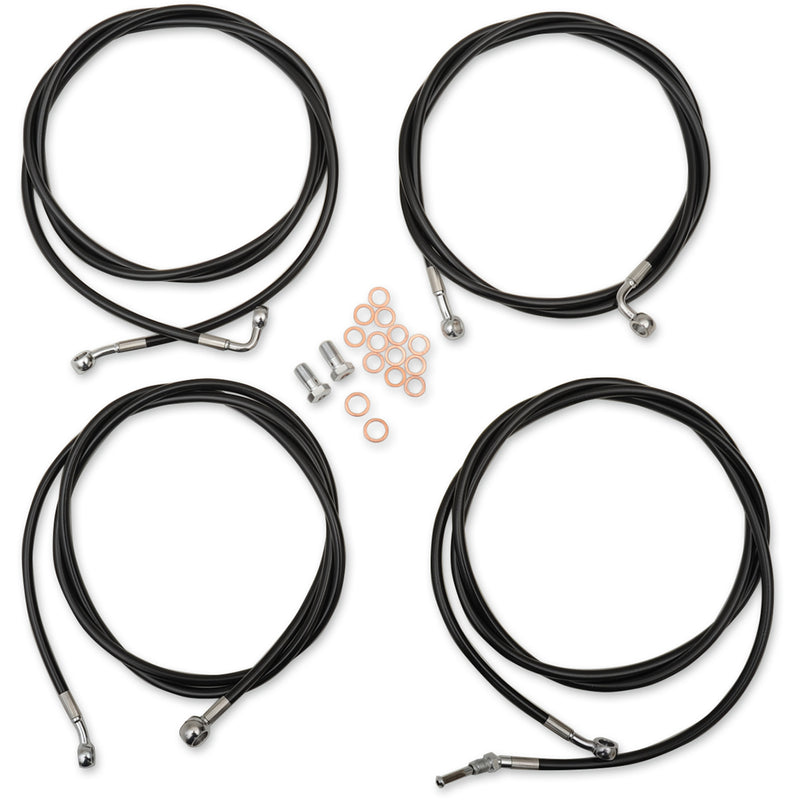 La Choppers Standard Cable Kit - LA-8054KT-16B For Harley Touring 2017-2020