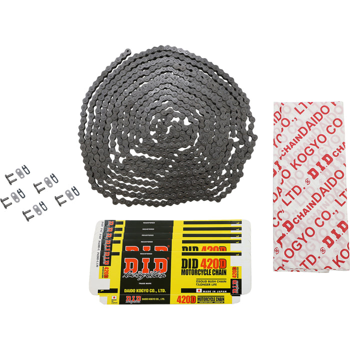 DID D18-3096 420X25FT Standard Series Non O-Ring Bulk Chain 420 - Standard Series Chain - 25 Feet