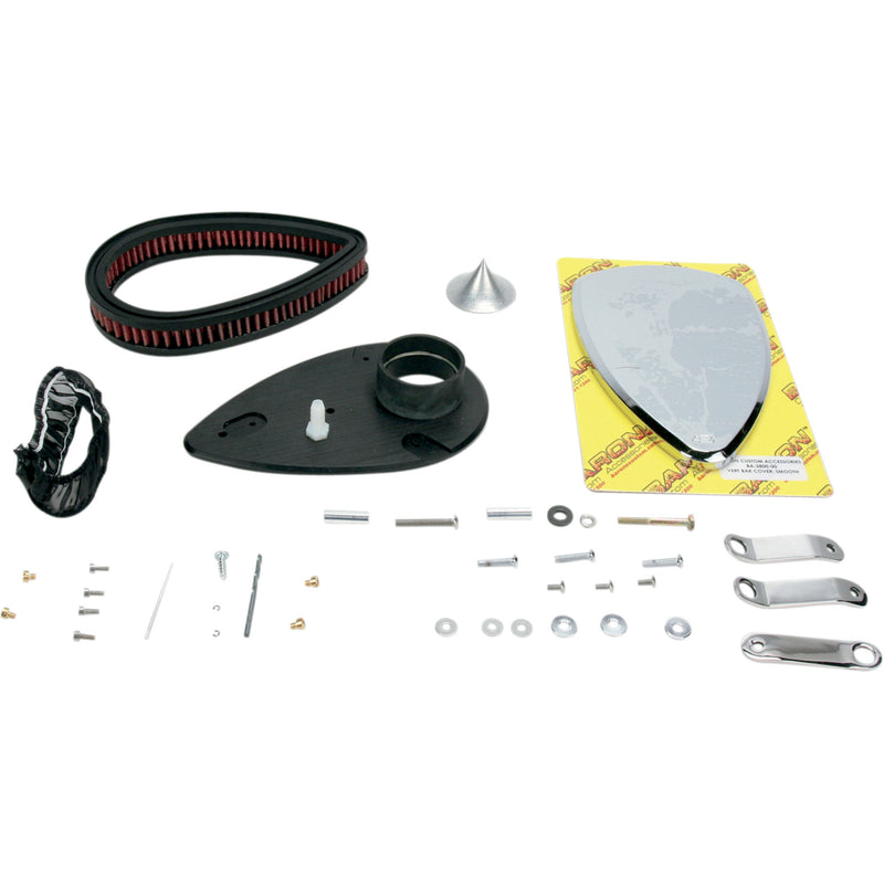 Baron Big Air Kit (BAK) Smooth Air Cleaner - BA-2020-00 Yamaha 1700 / XV1600A / 1600 / XV1700A 1999-2007