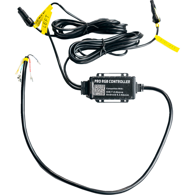 WHIPITLIGHTRODS 2040-2956 45-300 Bluetooth RGB Harness Light Rod Harness - 3' - Bluetooth