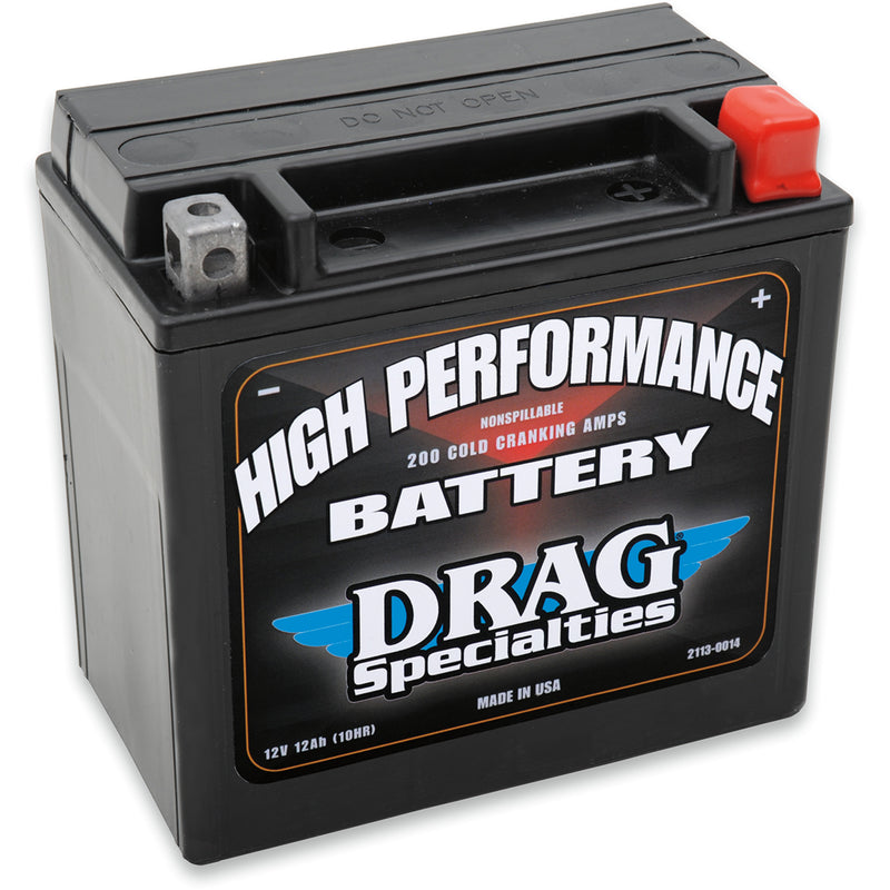 Drag Specialties YTX Battery - 2113-0014 For Harley Sportster 2004-2021