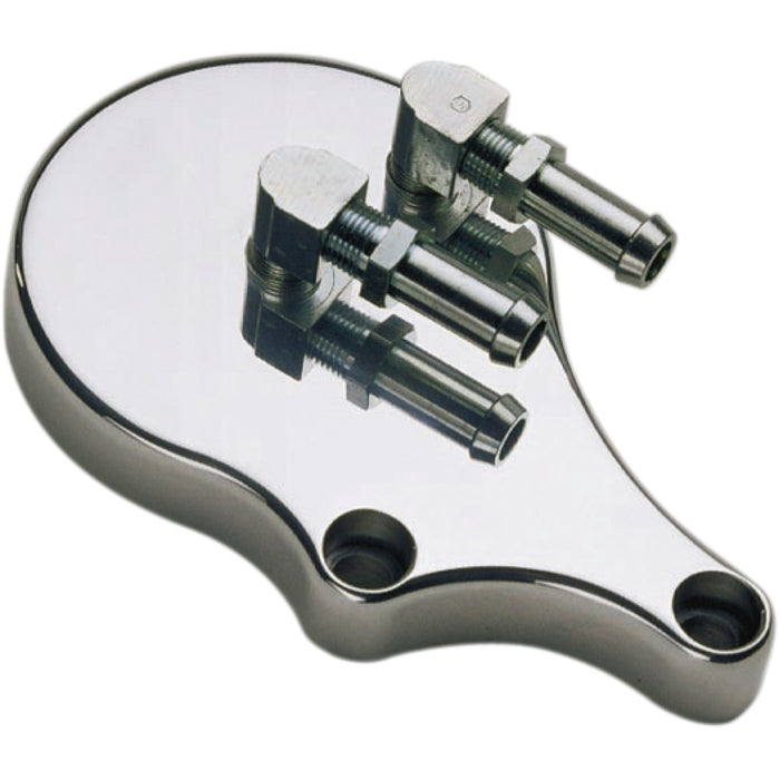PRO-ONE PERF.MFG. 0712-0035 203150 Slimline Billet Oil Filter Mount Slimline Oil Filter Mount - Chrome