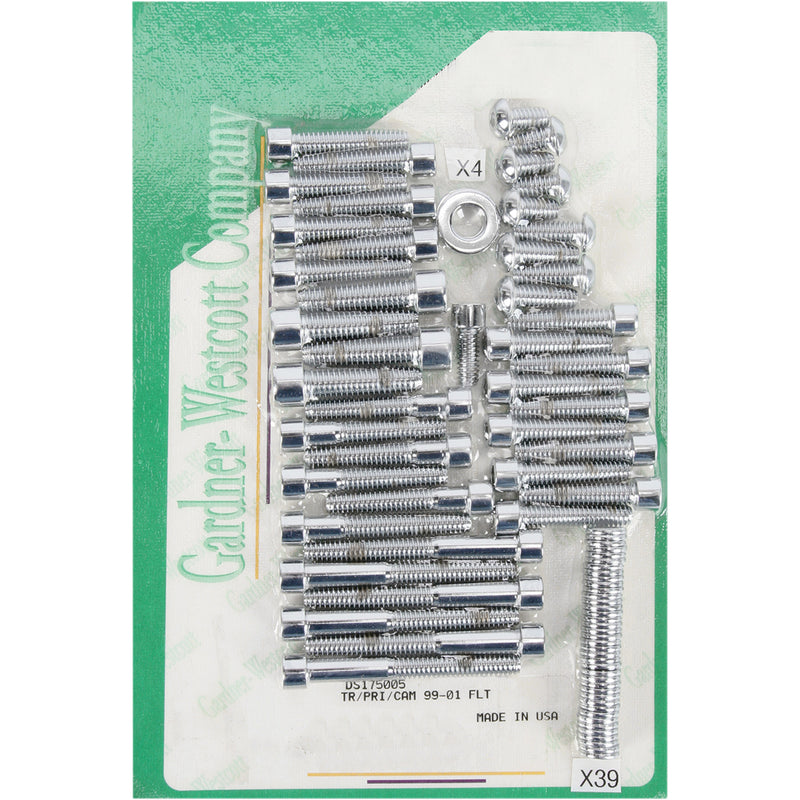 Gardner-Westcott Bolt Kit - P-10-17-01 For Harley Touring 1999-2006