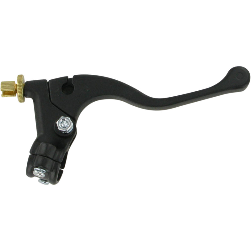 PARTS UNLIMITED 43-1104L Shorty Style Power Lever Assembly Lever Assembly - Left Hand - Shorty - Honda - Black