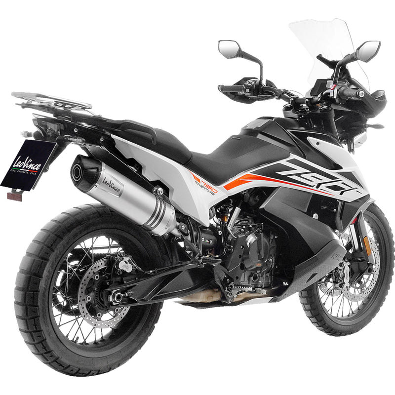 Leovince LV One Evo Muffler - 14414EU For KTM 890 Adventure / 890 Adventure Rally / 890 2021-2024 | CFMOTO Ibex 800 2025-2026
