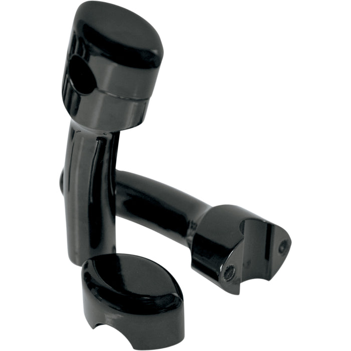 LA CHOPPERS 0602-0509 LA-7406-05B Hefty Handlebar Riser for 1-1/4" Handlebars Risers - Hefty Smooth - Pullback - 5-1/2" - Black