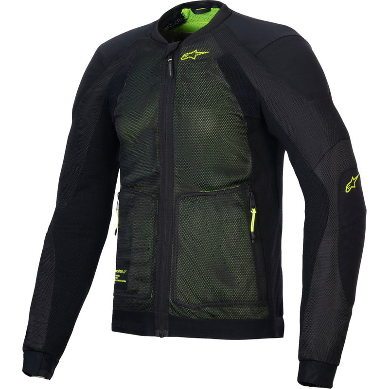 ALPINESTARS Troop-Air Jacket Black/Fluo - Yellow