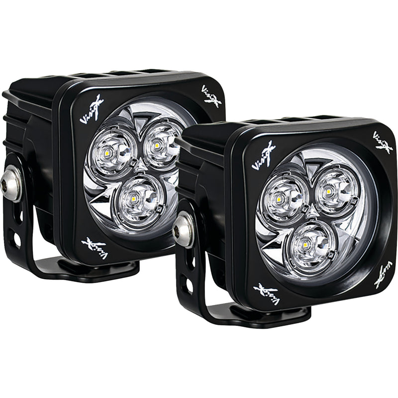 VISION X 2001-2882 9929651 Light Cannon cg2 - 3" - multi led - square - clear lens