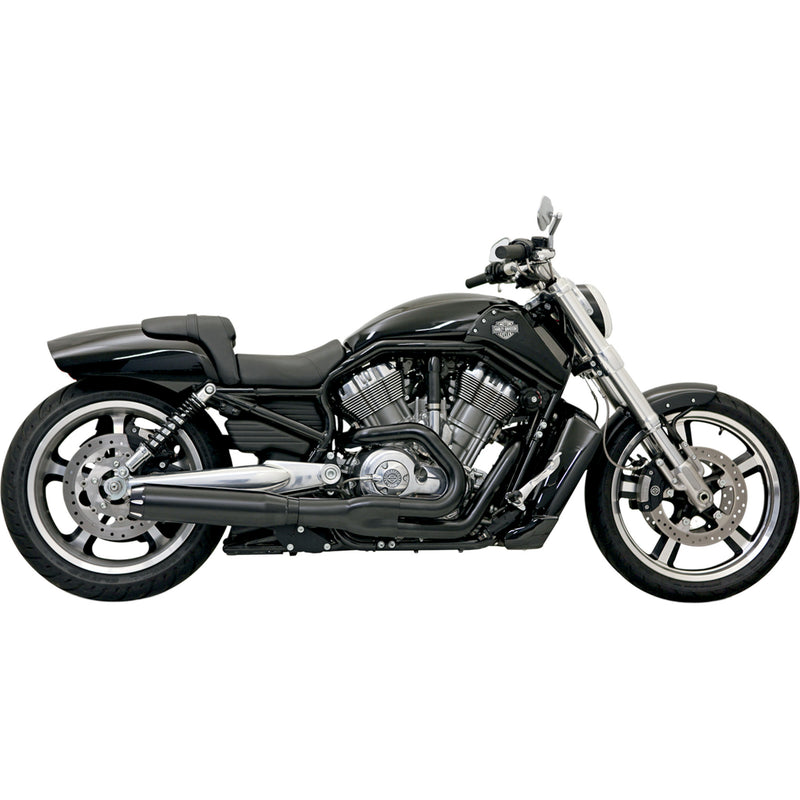 Bassani Xhaust Road Rage II B1 Power 2-Into-1 Exhaust System - 1V38RB For Harley Sportster 2007-2017