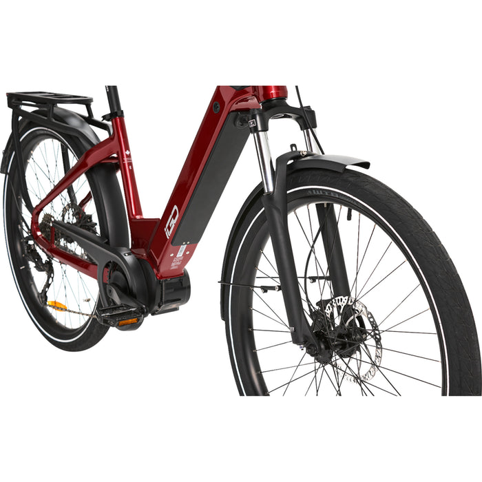 IGO ELECTRIC BIKES 4901-0016 100-212-000 Discovery LS E-Bike Discovery Rosemont LS E-Bike - Burgundy - Step Through