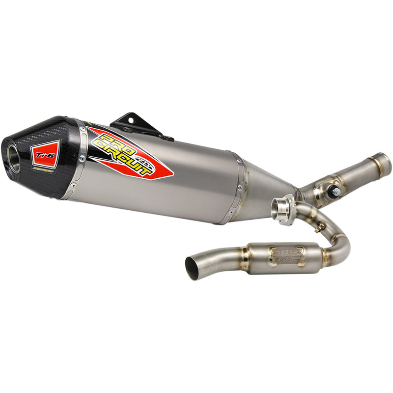 Pro Circuit Ti-6 Single Canister Exhaust System - 0321545F Kawasaki KX 450 2009-2015