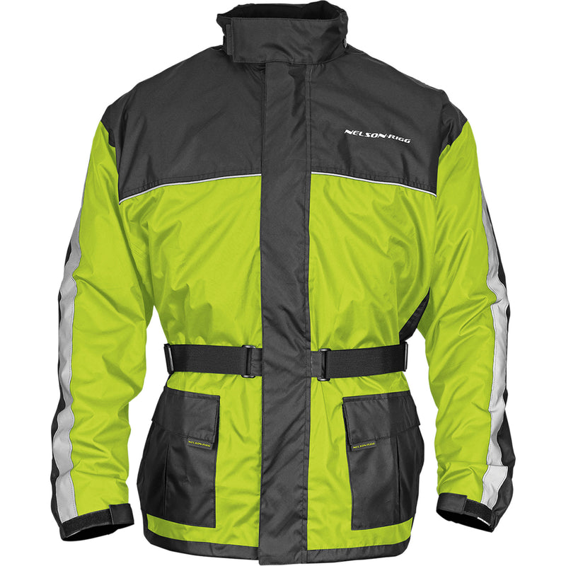 NELSON RIGG 2854-0312 SSJ-HVY-07-4XL Solo Storm Waterproof Jacket - Hi-Vis/Black - 4XL
