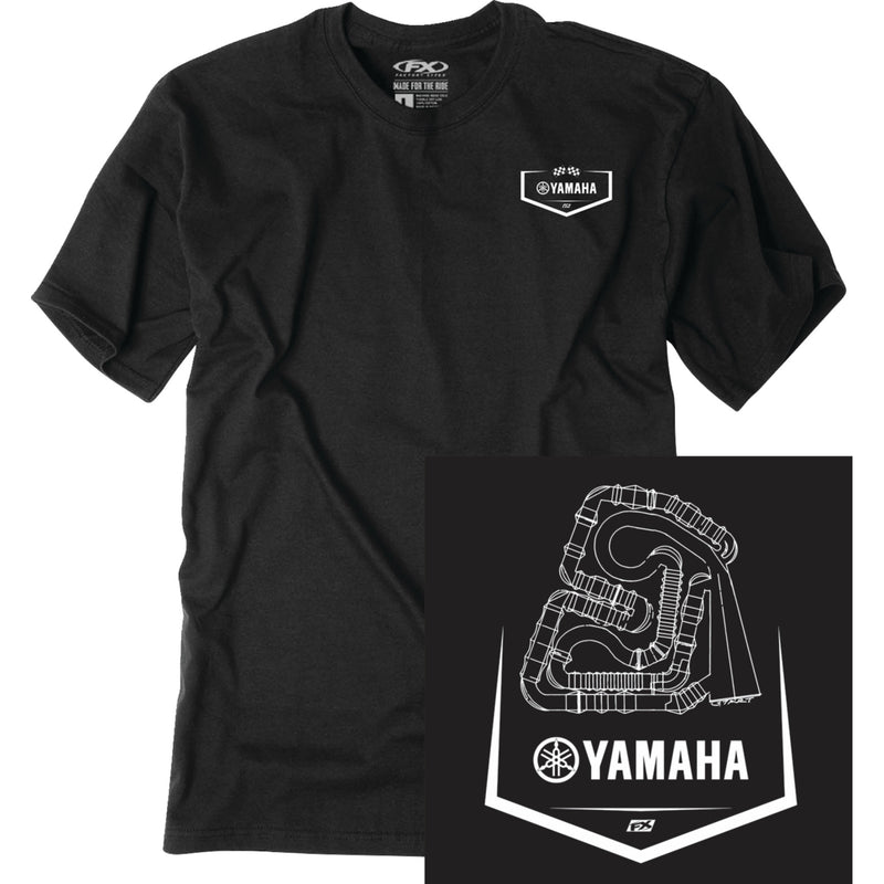 FACTORY EFFEX Track T-Shirt Yamaha - Black