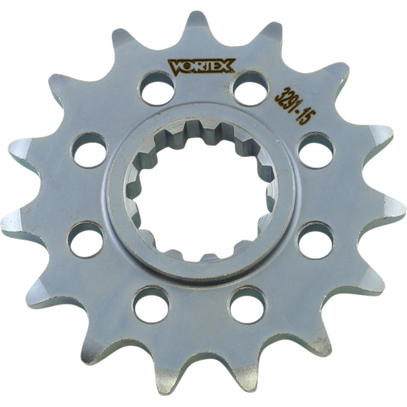 VORTEX 1212-1140 3291-15 Steel Countershaft Sprocket Front Sprocket - 15 Tooth