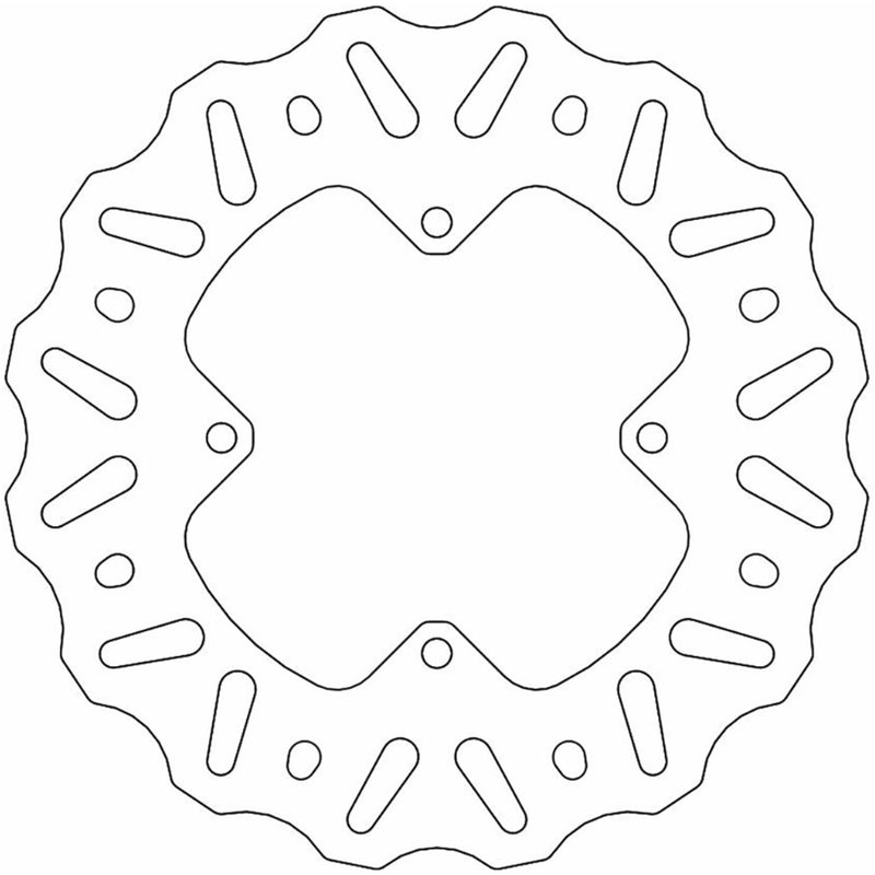 MOTO-MASTER 1711-2105 110360-PU Brake Rotors Brake Rotor - Rear - Nitro