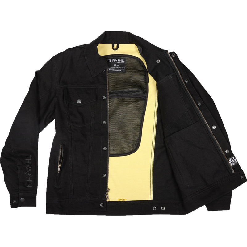 THRASHIN SUPPLY CO. Highway v2 Denim Riding Jacket Black