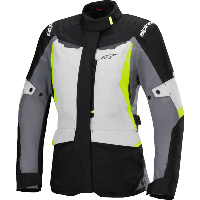 ALPINESTARS Stella ST-1 Waterproof Jacket Ice - Gray/Black/Yellow Fluo